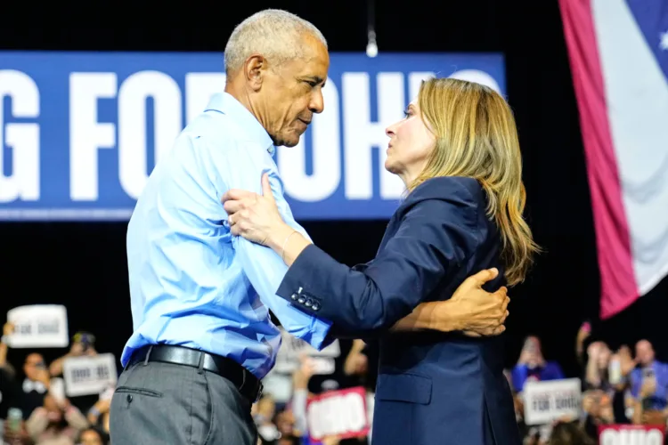 Obama rallies for Acton, Brown but blasts Trump